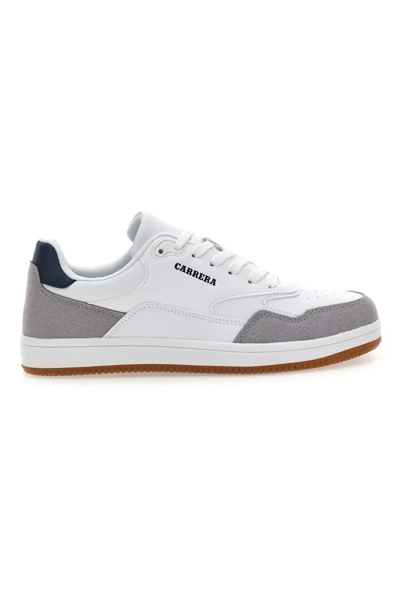 CARRERA Sneakers bianche e grigie con dettagli blu CAM237041042 [BIANCO]