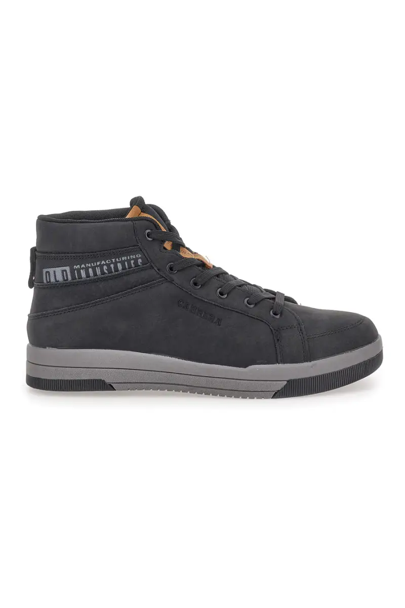 CARRERA Sneakers Nere Mid-cut Con Logo Lateriale CAM23704 [NERO]