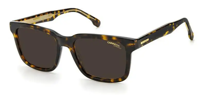 Carrera Unisex 251/S 086 Occhiali da sole Acetato Havana Marrone Geometrica