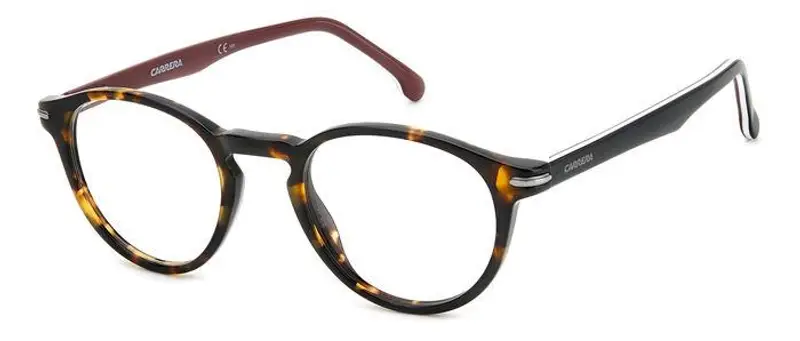 Carrera Unisex 310 086 Montature da vista Acetato Havana Rotonda