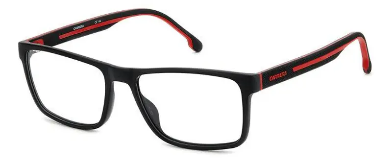 Carrera Uomo 8885 BLX Montature da vista Plastica Nero-opaco Squadrata