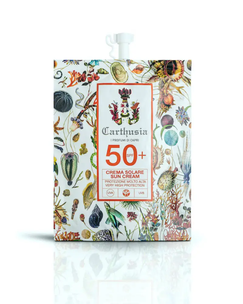 Carthusia A’mmare Crema Solare SPF50+ profumata idratante 100ml