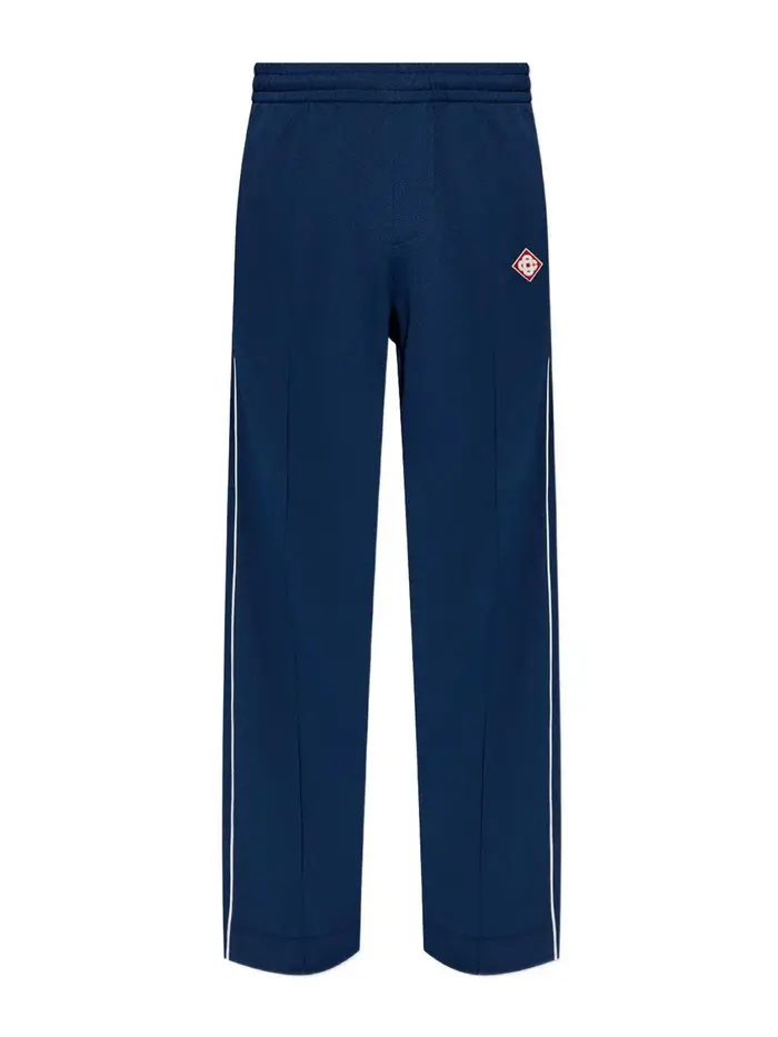 Casablanca Pantaloni della tuta in cotone blu