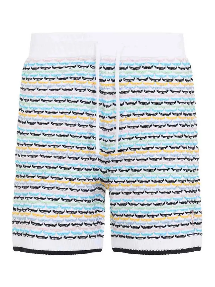 Tuck Stitch corto Multicolore