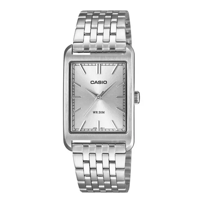 CASIO Orologio Analogico Mtp-B215D-7Av - Unisex - Argento