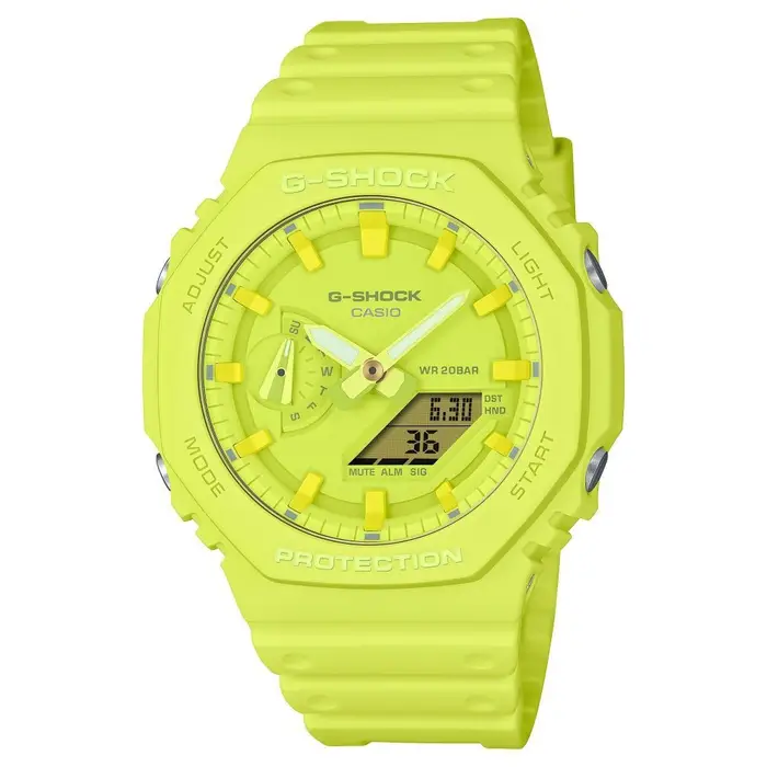 CASIO Orologio G-Shock Ga-2100-9A9 - Unisex - Giallo