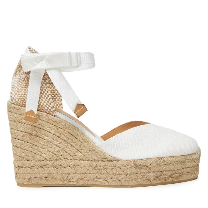 Castañer Espadrillas Chiara/8ED/001 020992 Bianco