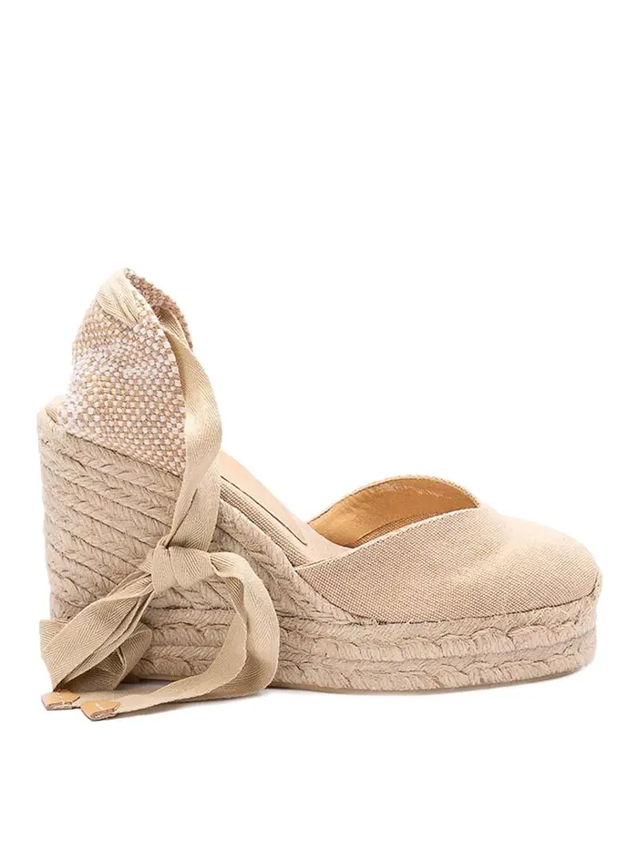 Castaner Espadrillas con zeppa `Chiara/8Ed/002` Beige