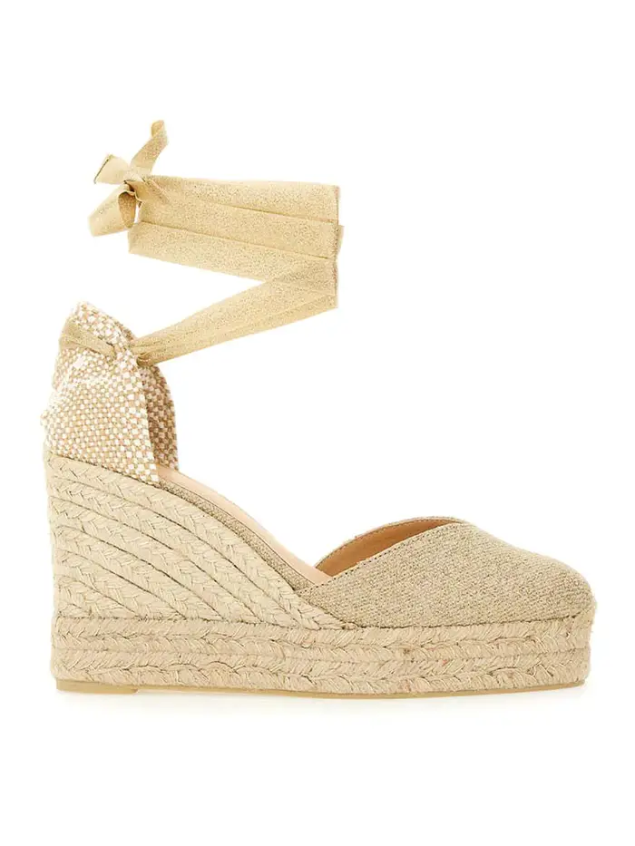 Castaner Espadrille Clear Oro