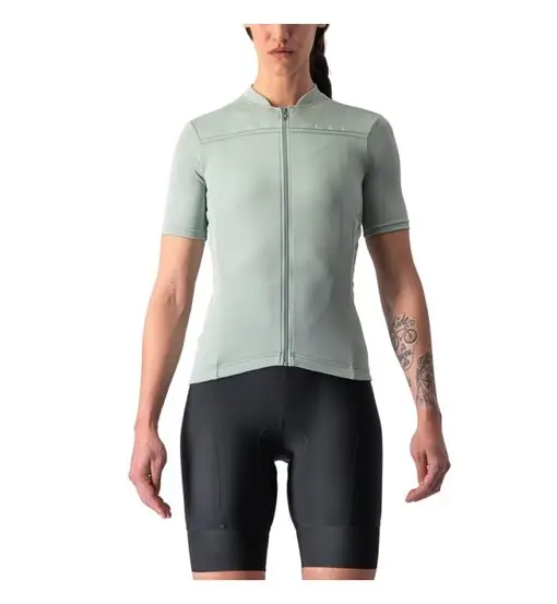 Castelli Anima 4 - maglia ciclismo - donna DEFENDER GREEN