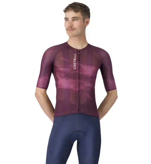 Castelli Maglia Climber s A/C Bordeaux