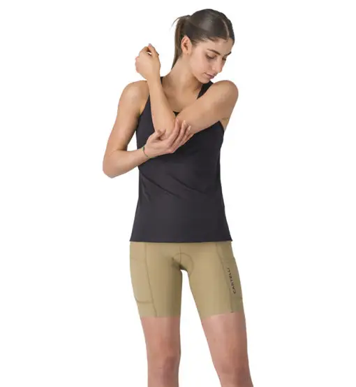 Castelli Comfort Travel Short W - pantaloni ciclismo - donna Beige