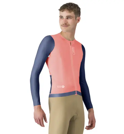 Corretto LS Jersey - maglia ciclismo - uomo Light Pink