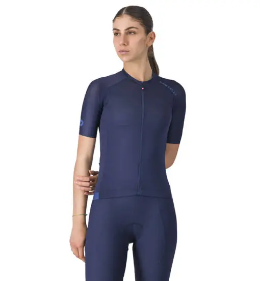 Castelli Espresso 2 Jersey W - maglia ciclismo - donna Blue
