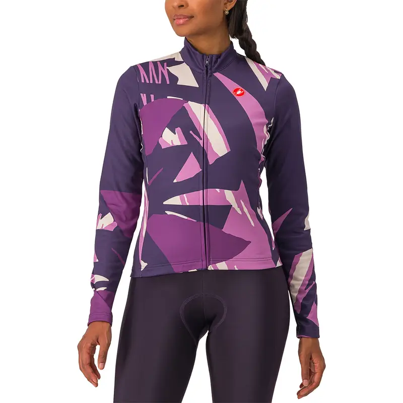 Castelli maglia a maniche lunghe donna Tropicale Lillà