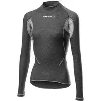 Castelli Maglia intima manica lunga donna Flanders Warm Grigio