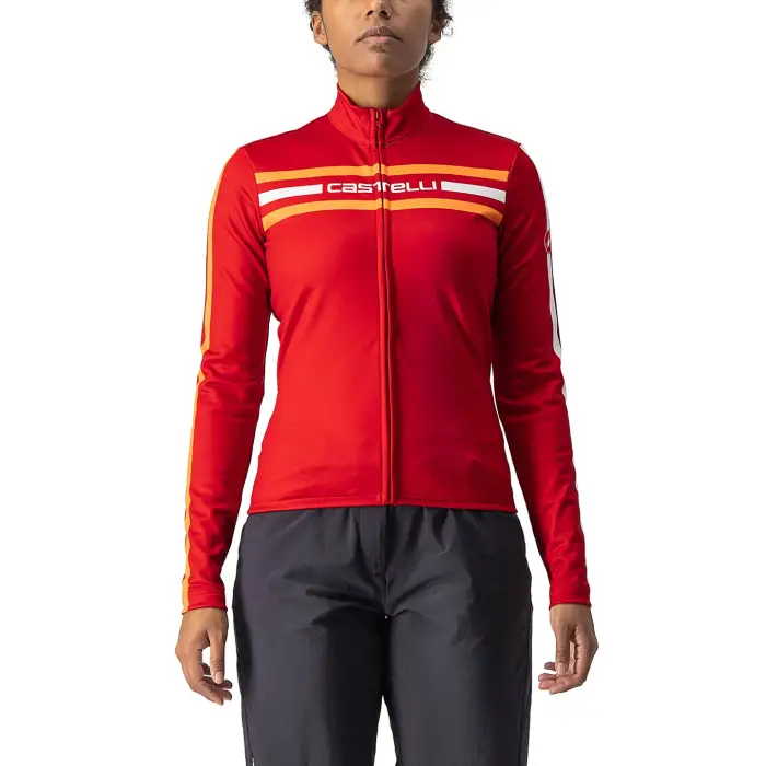 Castelli Maglia manica lunga donna Unlimited Rosso