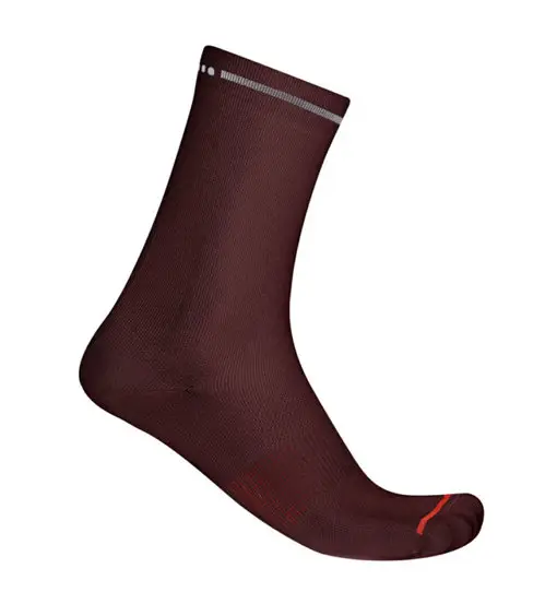 Castelli Premio Evo 18 - calzini ciclismo Bordeaux