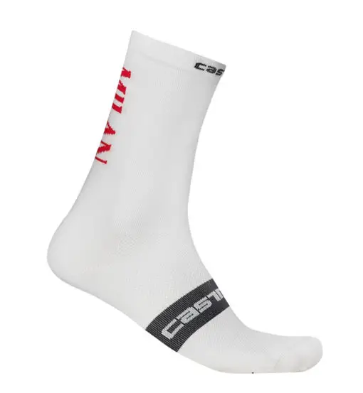 Rosso Corsa Pro 18 - calzini ciclismo White