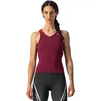 Castelli Top ciclismo donna Solaris Rosso