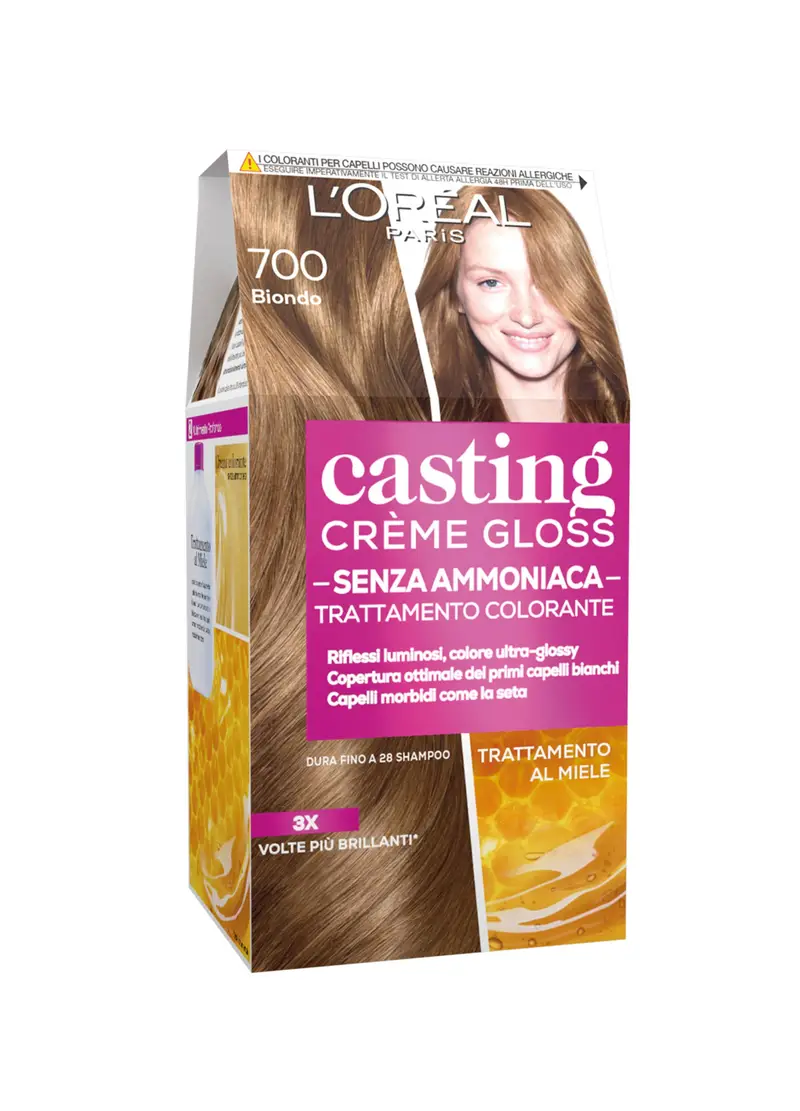 CASTING L'oréal Paris Tinta Capelli Creme Gloss, Tinta Capelli Senza Ammoniaca Per Una Fragranza Piacevole, 700 Biondo., Donna