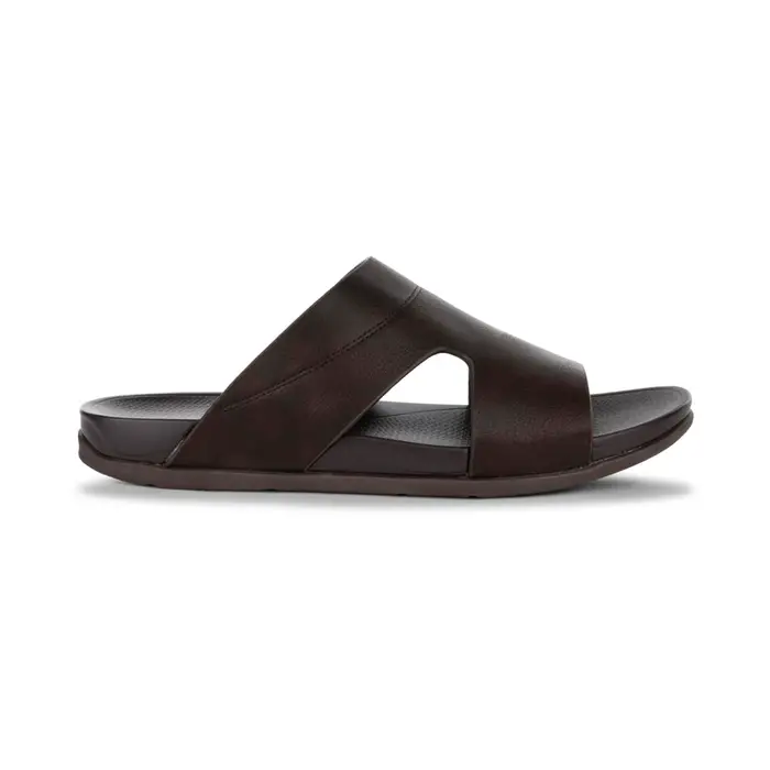 CASUAL COMFORT Sandali a fascia comfort marroni da uomo