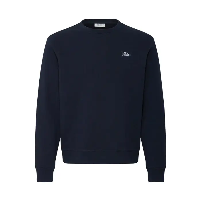 casual friday Felpa CFSKOVLUND 0286 Bleu