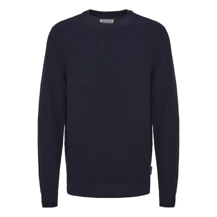 casual friday Maglione a collo rotondo strutturato Karl 0160 Bleu