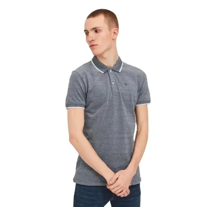 casual friday Polo bicolore tristan