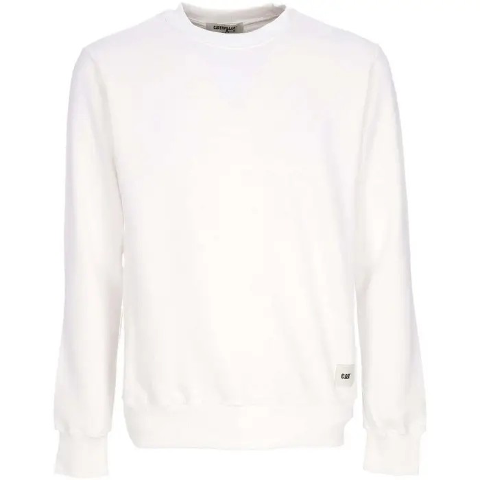 Caterpillar Felpa Felpa Leggera Girocollo Uomo Essential Crewneck Bone Multicolore