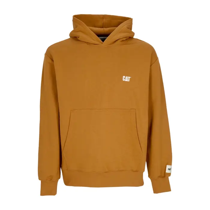 Caterpillar Felpa Leggera Cappuccio Uomo Logo Hoodie Cathay Spice