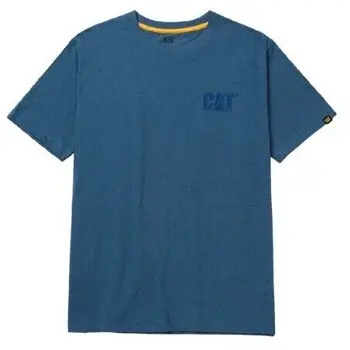 Caterpillar T-shirt Trademark Tee Blu