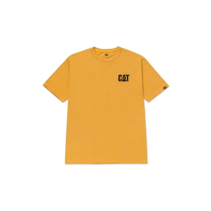 Caterpillar T-shirt Trademark Tee Giallo