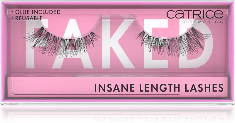 Catrice Faked ciglia finte con colla e applicatore Insane Length 2 pezzi