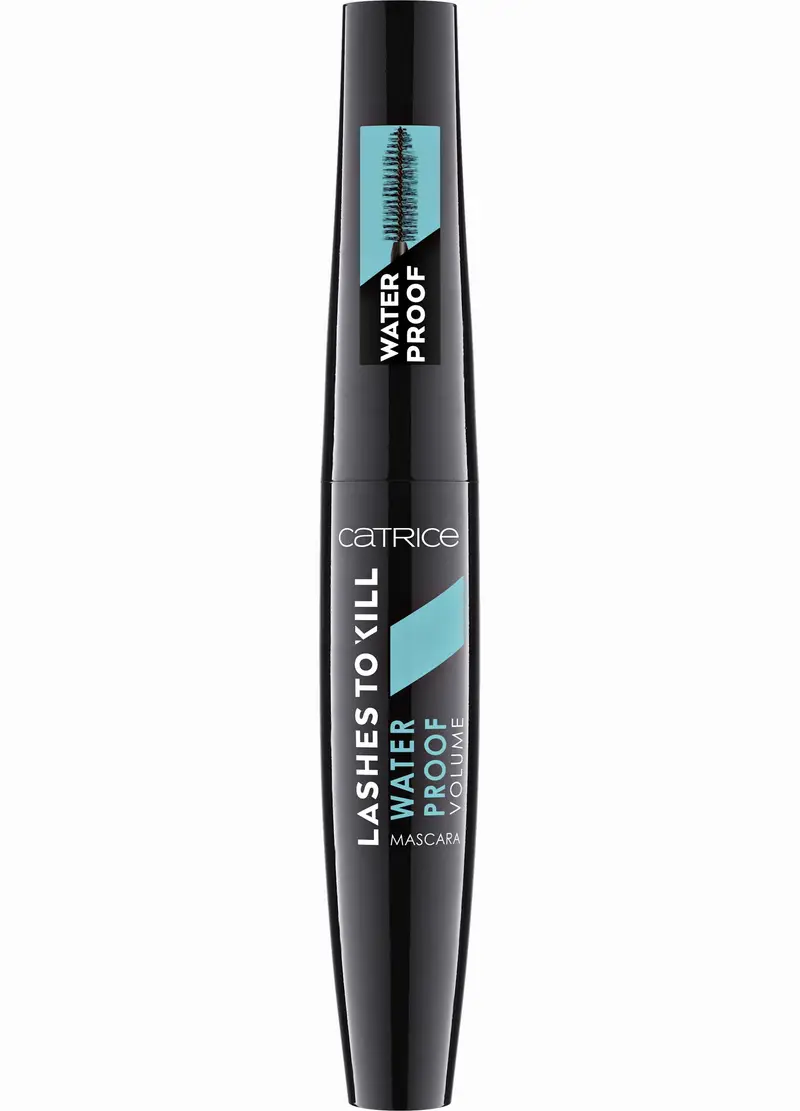 CATRICE Lashes To Kill Waterproof Volume Mascara 010, Donna, Nero