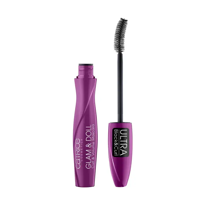 Catrice Mascara Ciglia-finte Mascara Curl and Volume Glam Doll - 10 Utra Black Nero