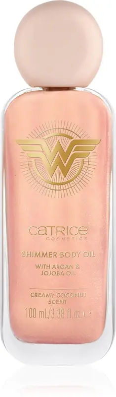 Catrice Wonder Woman olio brillante per il corpo colore 020 Sassy 100 ml