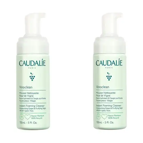 Caudalie Vinoclean Duo schiuma detergente - Mousse detergente viso