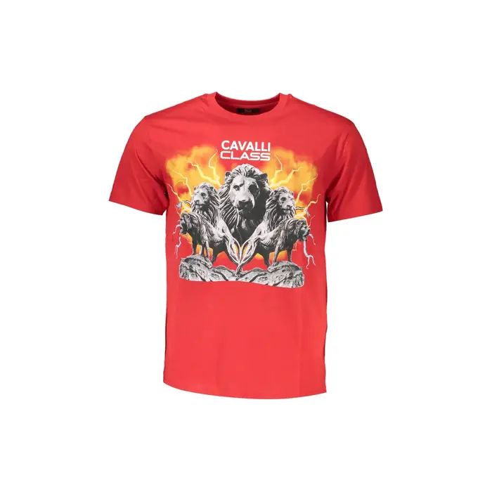 Cavalli Class T-shirt Uomo Rosso 4071990