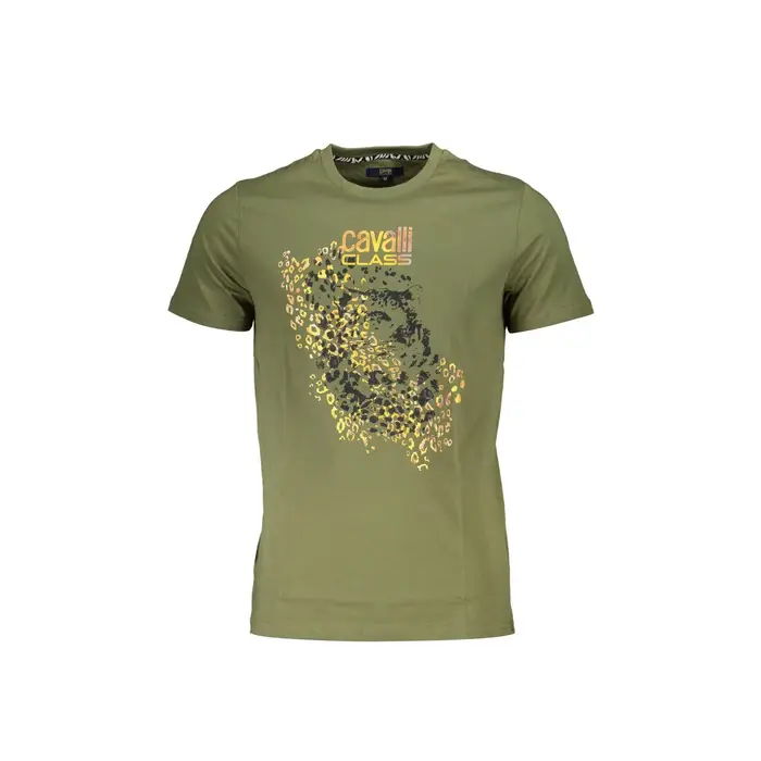 Cavalli Class T-shirt Uomo Verde 4071909