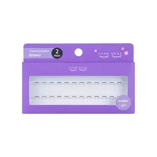 ccam bbak Original Eyelash 2 Points - 13 Types Under Light Brown