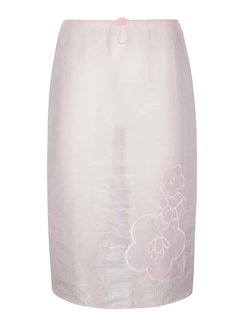 Cecilie Bahnsen Gonna Bambi Liquid Myrtia Rosa