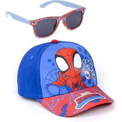 CERDÁ LIFE'S LITTLE MOMENTS Gorra Set Gafas De sol SY Summer 2025 Cappellino da Baseball, Spidey, Taglia Unica Unisex