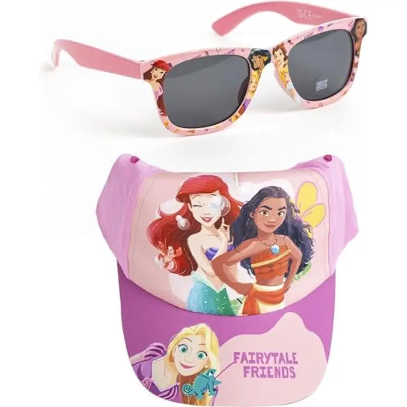 CERDÁ LIFE'S LITTLE MOMENTS Set De sol Pr Summer 2025 Cappellino da Baseball, Gorra + Gafas Princess
