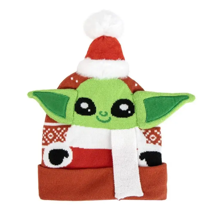Cerda Berretto per bambini Star Wars The Mandalorian Christmas Rouge