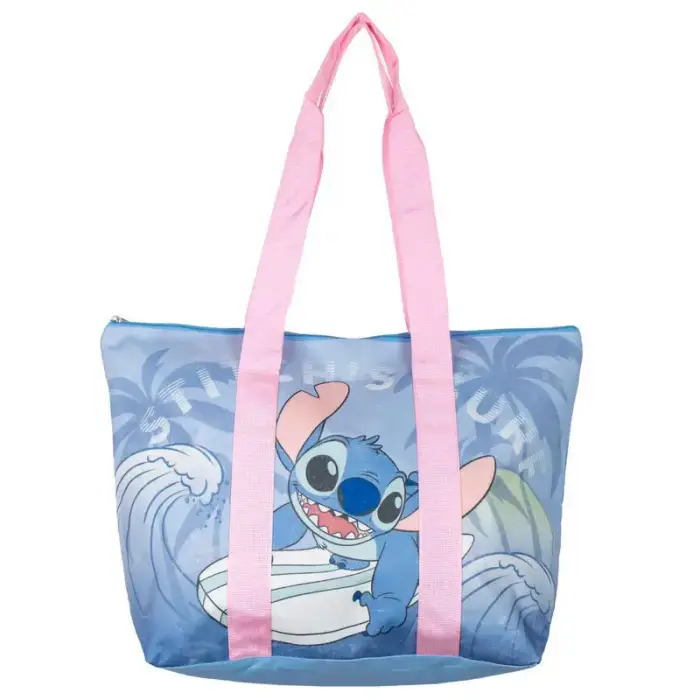 Cerda Borsa da spiaggia Stitch Bleu