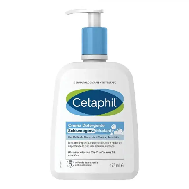 Cetaphil Crema Detergente Schiumogeno Idratante - Volume 473 ml