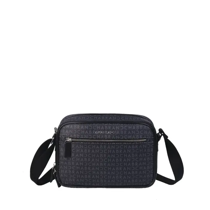 Chabrand Mini borsa in pelle con logo Freedom Noir