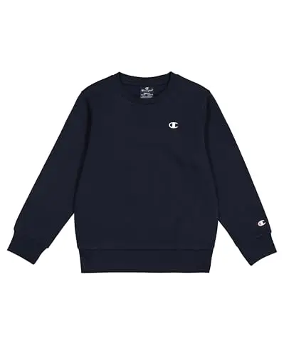 Champion Legacy Legacy Basics B - Ultralight Powerblend Fleece Crewneck Felpa, Blu Marino