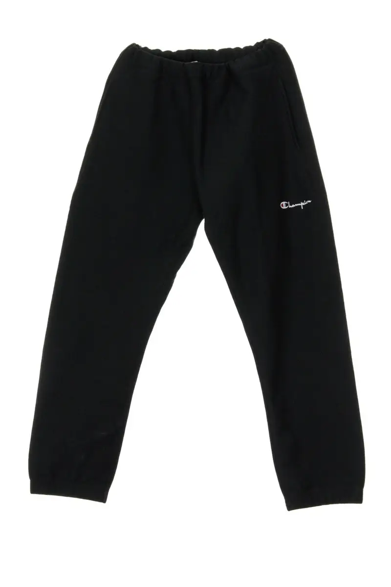 Champion Pantalone Tuta Felpato Donna Elastic Cuff Pants Black